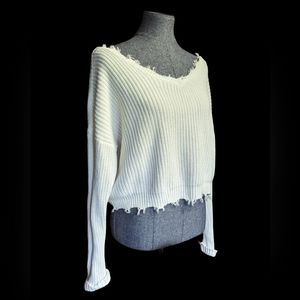 Cotton Crop Jessica Simpson Snow White Sweater